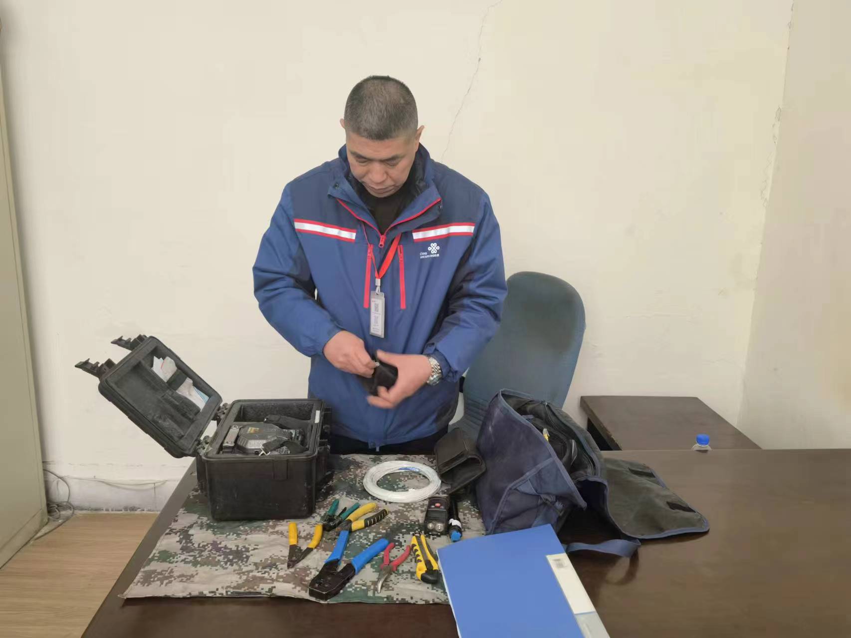 龍江人的龍年心愿丨中國聯(lián)通智家工程師霍玉錄 服務通信設備修理